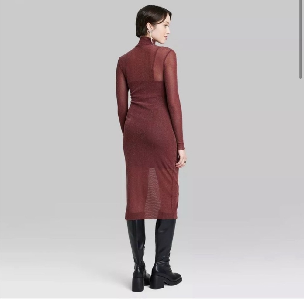Wild Fable Mesh Midi Dress